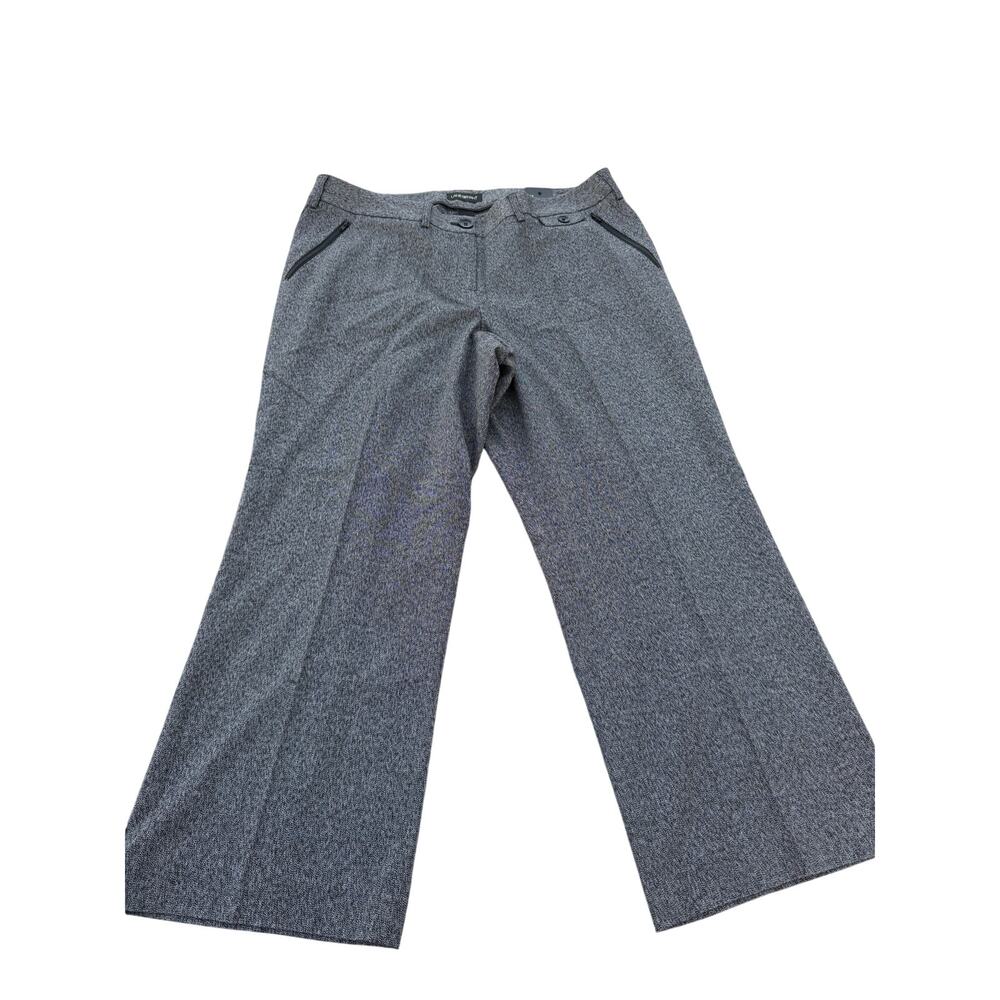 NWT - Lane Bryant Classic Trouser - Gray Herringbone - Size 18 Petite